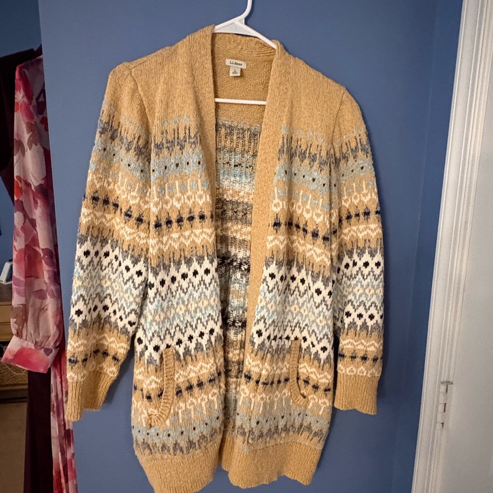 LL Bean Cardigan Sweater